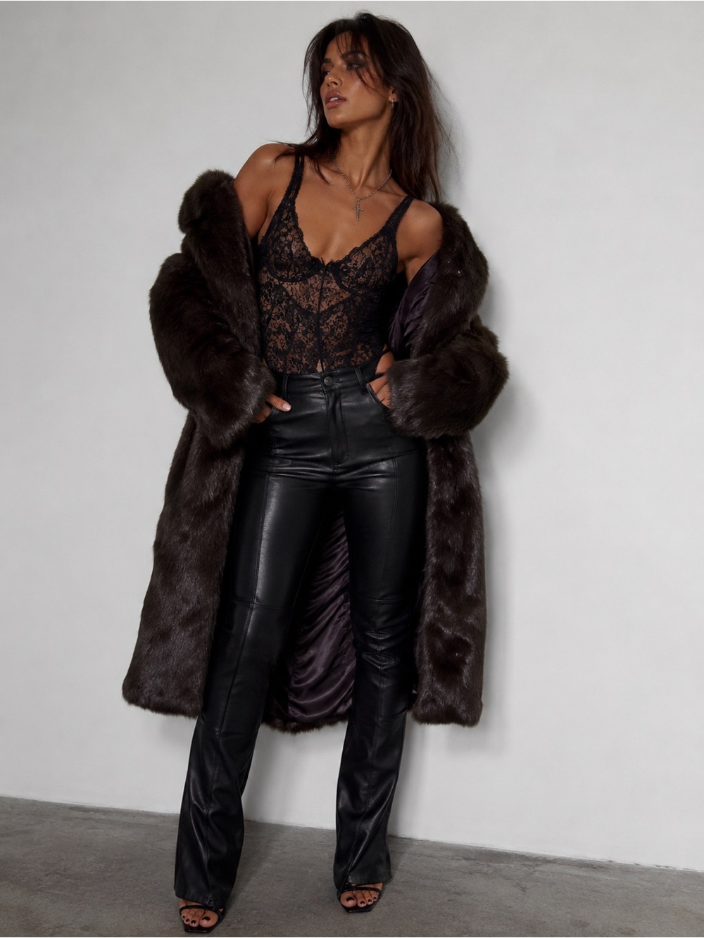 Vintage Victoria’s Secret Black Lace Bodysuit